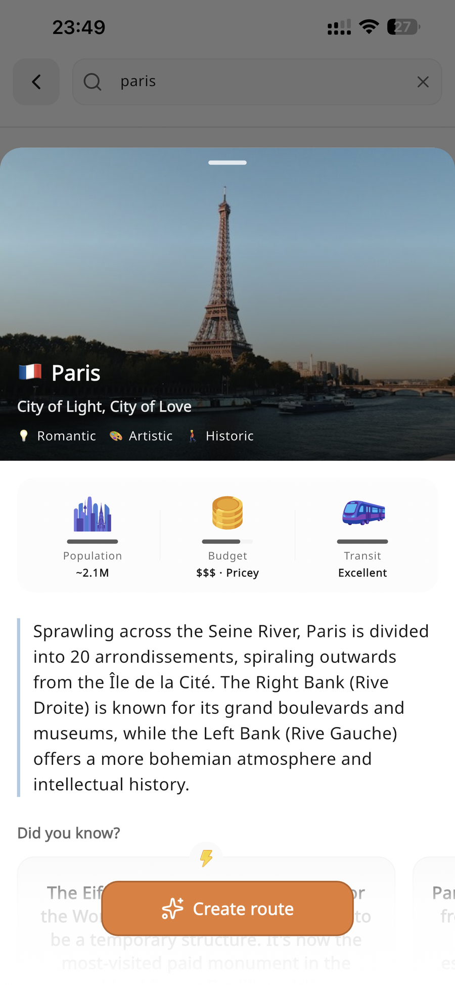 Walky — discover a city